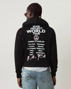 Nude Project Nude Tour Hoodie Black Fashion