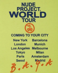 Nude Project Nude Tour Tee Lime Green Online