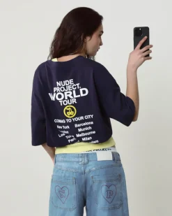 Nude Project Nude Tour Tee Navy Outlet