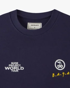 Nude Project Nude Tour Tee Navy Outlet