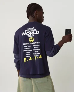 Nude Project Nude Tour Tee Navy Outlet