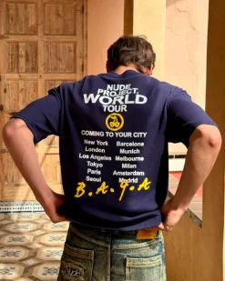 Nude Project Nude Tour Tee Navy Outlet