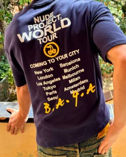 Nude Project Nude Tour Tee Navy Outlet