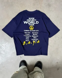 Nude Project Nude Tour Tee Navy Outlet