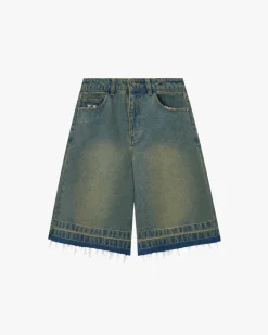 Nude Project Old Baggy Denim Shorts Indigo Online