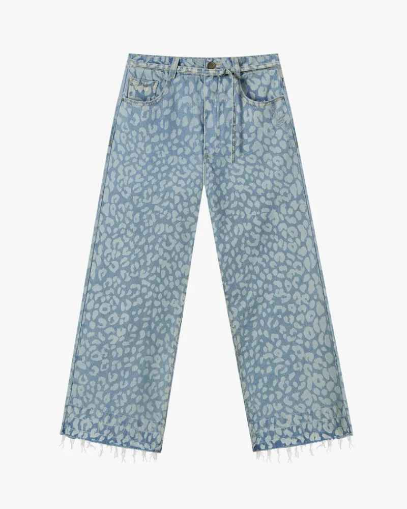 Nude Project Old Baggy Jeans Animal Print Best