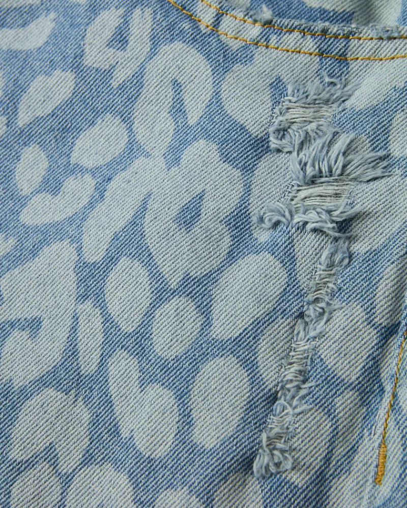 Nude Project Old Baggy Jeans Animal Print Best