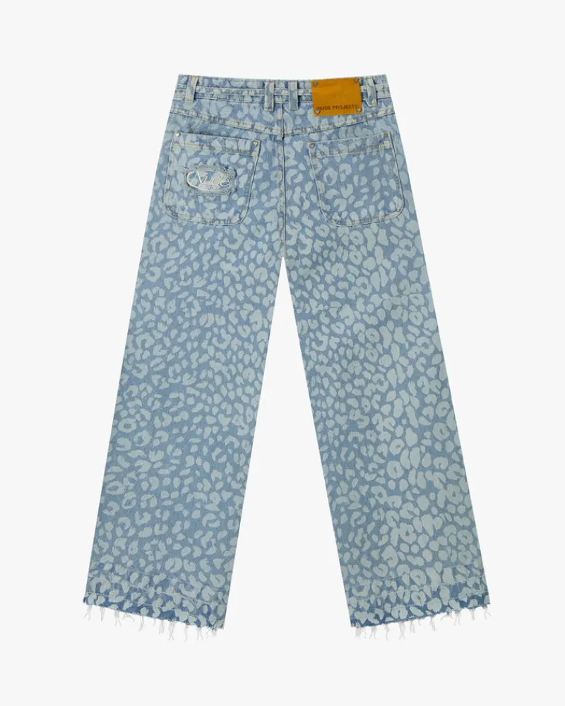 Nude Project Old Baggy Jeans Animal Print Best