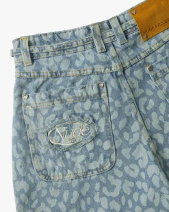 Nude Project Old Baggy Jeans Animal Print Best