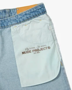 Nude Project Old Baggy Jeans Blue Fashion