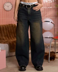 Nude Project Old Baggy Jeans Indigo New