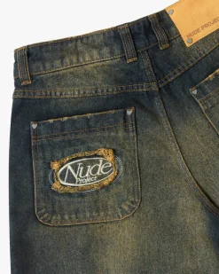 Nude Project Old Baggy Jeans Indigo New