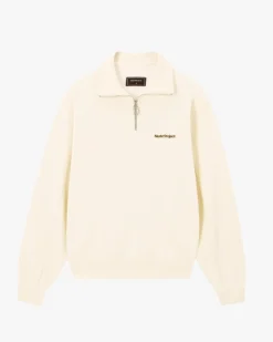 Nude Project Origins Quarter-Zip Marshmallow Hot