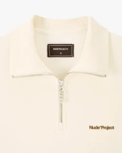 Nude Project Origins Quarter-Zip Marshmallow Hot