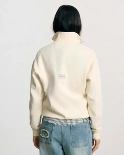 Nude Project Origins Quarter-Zip Marshmallow Hot