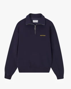 Nude Project Origins Quarter-Zip Navy Discount