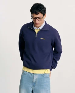 Nude Project Origins Quarter-Zip Navy Discount