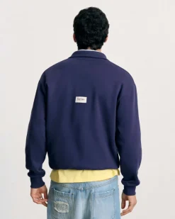 Nude Project Origins Quarter-Zip Navy Discount