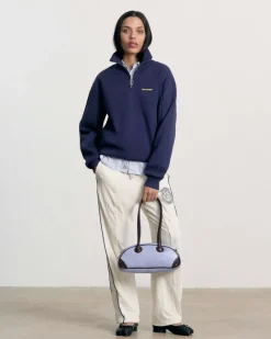 Nude Project Origins Quarter-Zip Navy Discount