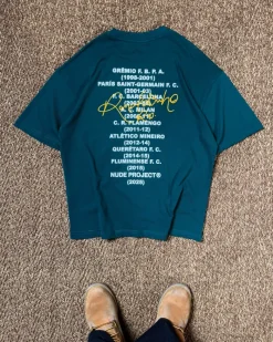 Nude Project Palmares Tee Forest Green Hot