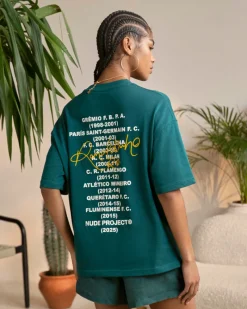 Nude Project Palmares Tee Forest Green Hot