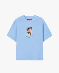 Nude Project Palmares Tee Light Blue Discount