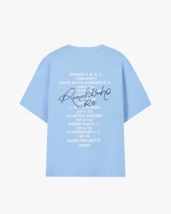 Nude Project Palmares Tee Light Blue Discount