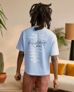 Nude Project Palmares Tee Light Blue Discount