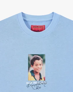 Nude Project Palmares Tee Light Blue Discount