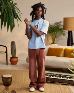 Nude Project Palmares Tee Light Blue Discount