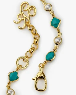 Nude Project Palmas Necklace Blue Clearance