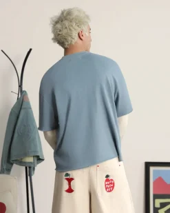 Nude Project Patty Waffle Longsleeve Blue Hot