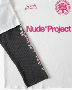 Nude Project Patty Waffle Longsleeve White Fashion