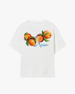 Nude Project Peach Tee White Discount