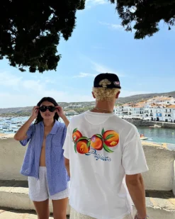 Nude Project Peach Tee White Discount