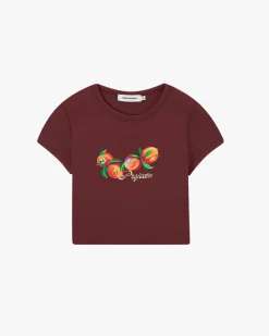 Nude Project Peach Top Burgundy Clearance