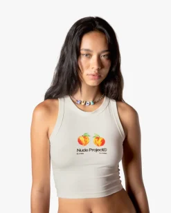 Nude Project Pessego Tank Top Off-White Online