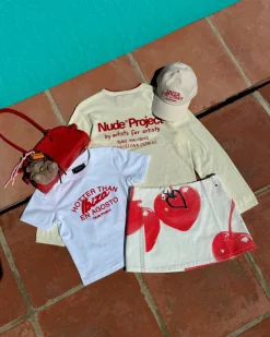 Nude Project Phrase Cap Ivory New