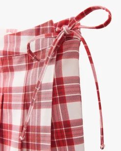 Nude Project Plaided Skirt Red Fashion