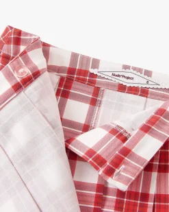 Nude Project Plaided Skirt Red Fashion