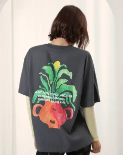 Nude Project Plant Tee Ash Discount