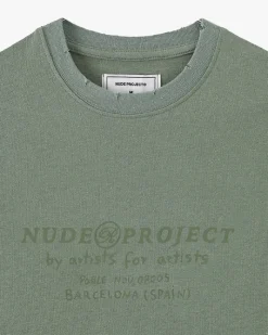 Nude Project Poblenou Tee Khaki Clearance