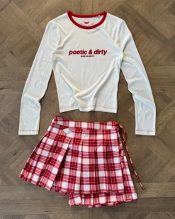 Nude Project Poetic Long-Sleeve Tee Off-White Clearance