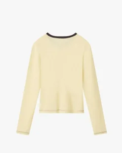 Nude Project Poetic Long-Sleeve Tee Yellow Outlet
