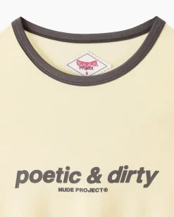 Nude Project Poetic Long-Sleeve Tee Yellow Outlet