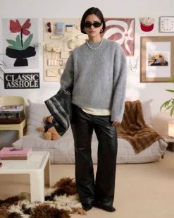 Nude Project Premium Alpaca Sweater Grey Discount