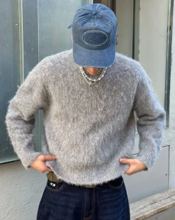 Nude Project Premium Alpaca Sweater Grey Discount