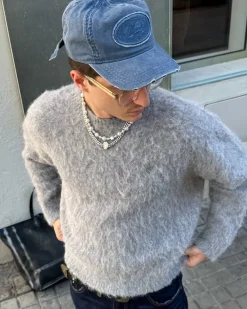 Nude Project Premium Alpaca Sweater Grey Discount