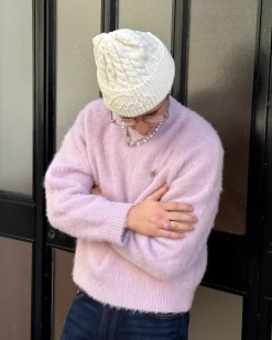 Nude Project Premium Alpaca Sweater Lilac Sale