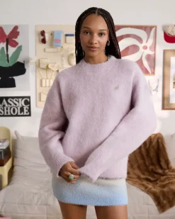 Nude Project Premium Alpaca Sweater Lilac Sale